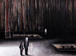 2017-Gece-Tuval-Üzerine-Karışık-Teknik-85x100-cm
