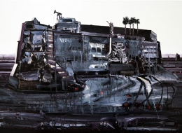 091-Enkazdan-Kaide-II,-2017,-Tuval-Üzerine-Karışık-Teknik,-90-x-60-cm