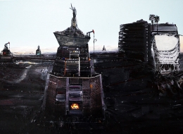 092-Enkazdan-Kaide-III,-2017,-Tuval-Üzerine-Karışık-Teknik,-90-x-60-cm