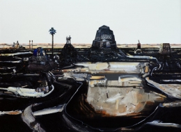 1- The Big Prison to Left Us%2c 115x150 cm. Mixed Media on Cnavas%2c 2015