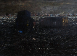 26-Mixed Media on Canvas%2c 2009%2c 20x80 cm.
