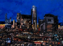 27-Mixed Media on Canvas%2c 2009%2c 35x50 cm cm.