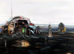 33-Mixed Media on Canvas%2c 2007%2c 150x120 cm.