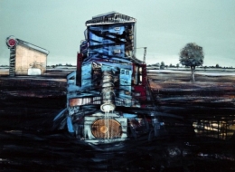 34-Mixed Media on Canvas%2c 2008%2c 140x120 cm.